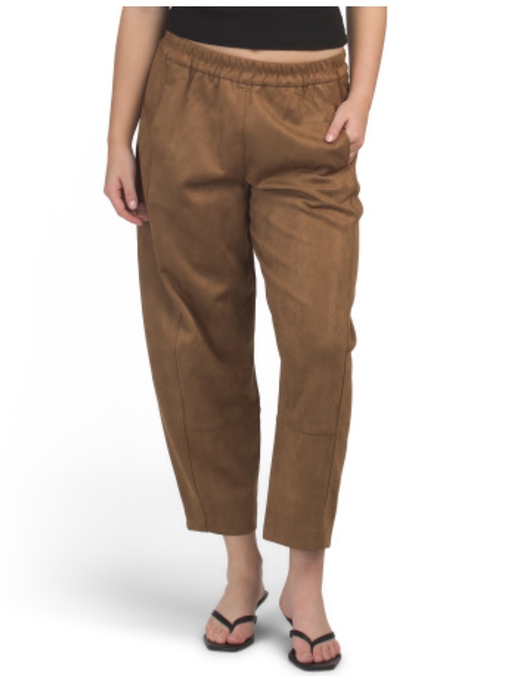 MAX STUDIO LONDON
faux suede barrel pants
Color Vicuna